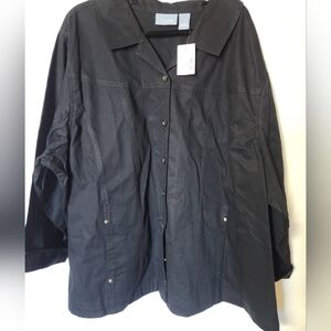 NEW Liz & Me Black Jacket Size 4X